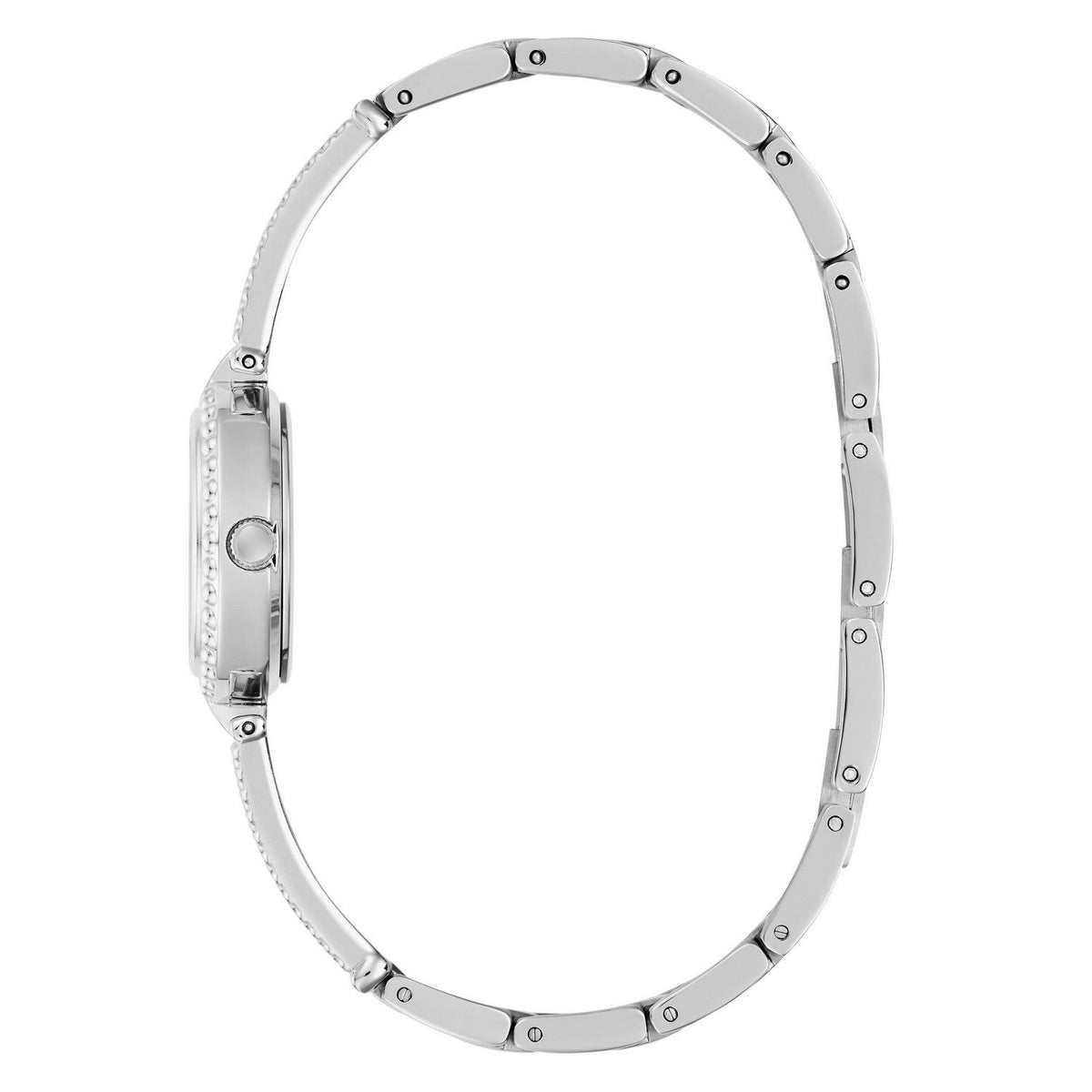 Guess Men’s Holly Silver Dial Bracelet Watch GW1017L1