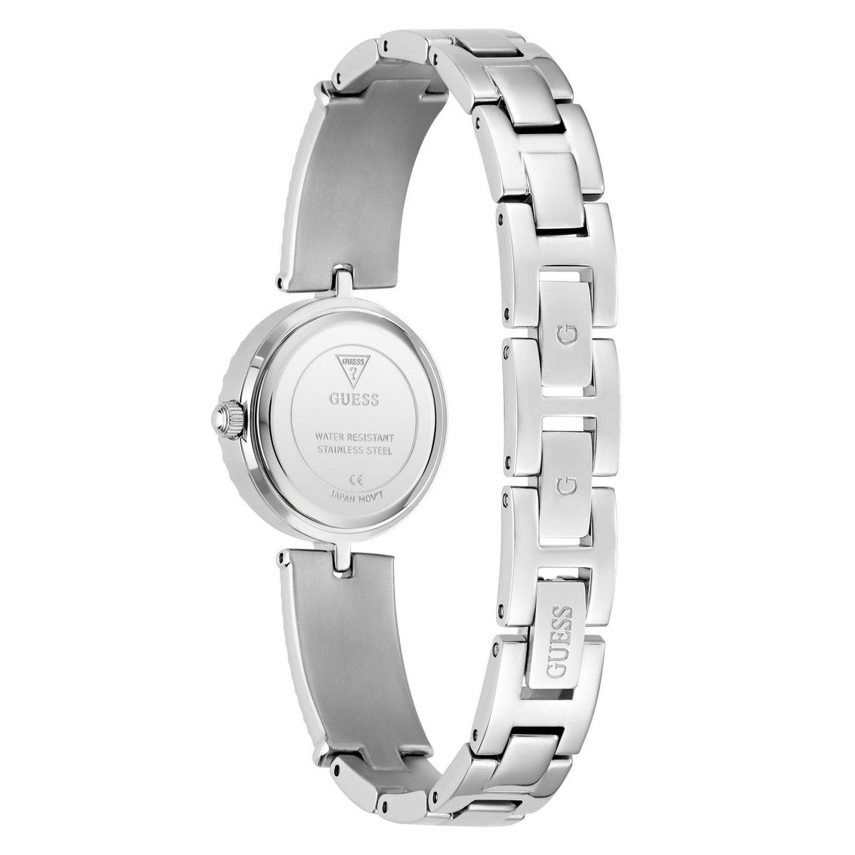 Guess Men’s Holly Silver Dial Bracelet Watch GW1017L1