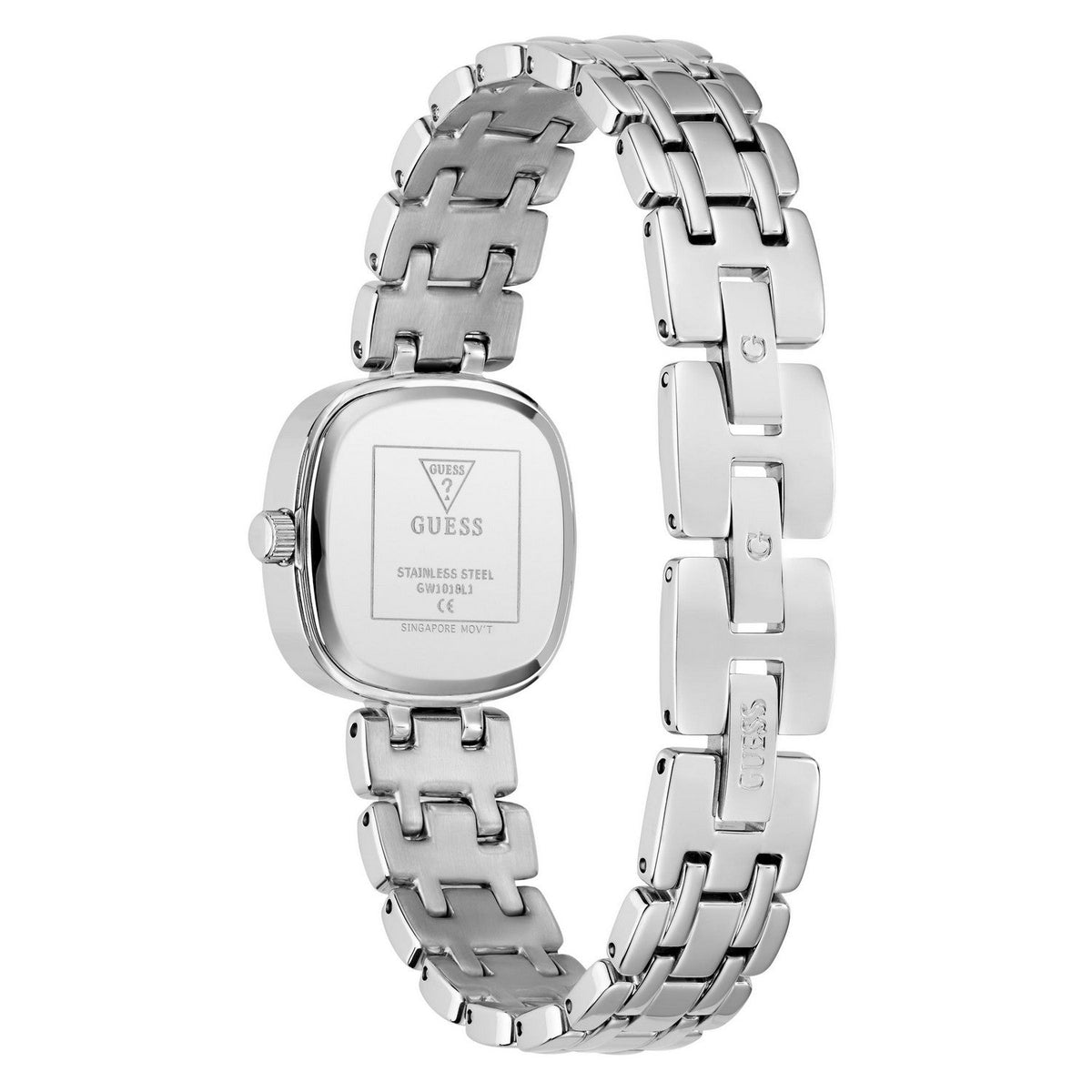 Guess Men’s Hazel White Dial Bracelet Watch GW1018L1