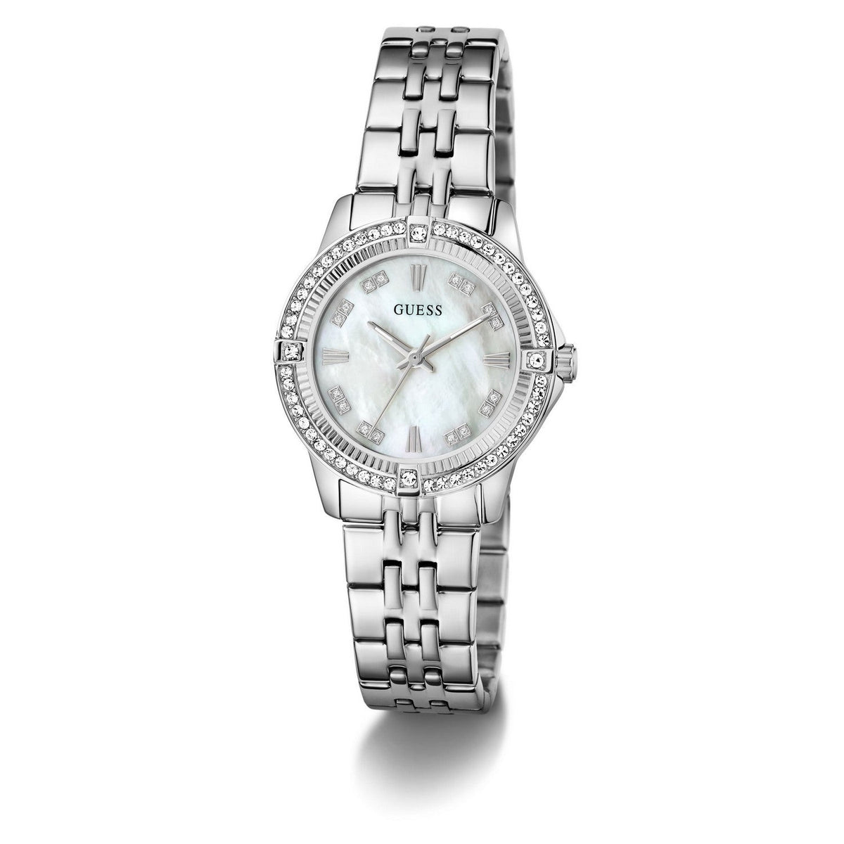 Guess Men’s Colette White Dial Bracelet Watch GW1027L1