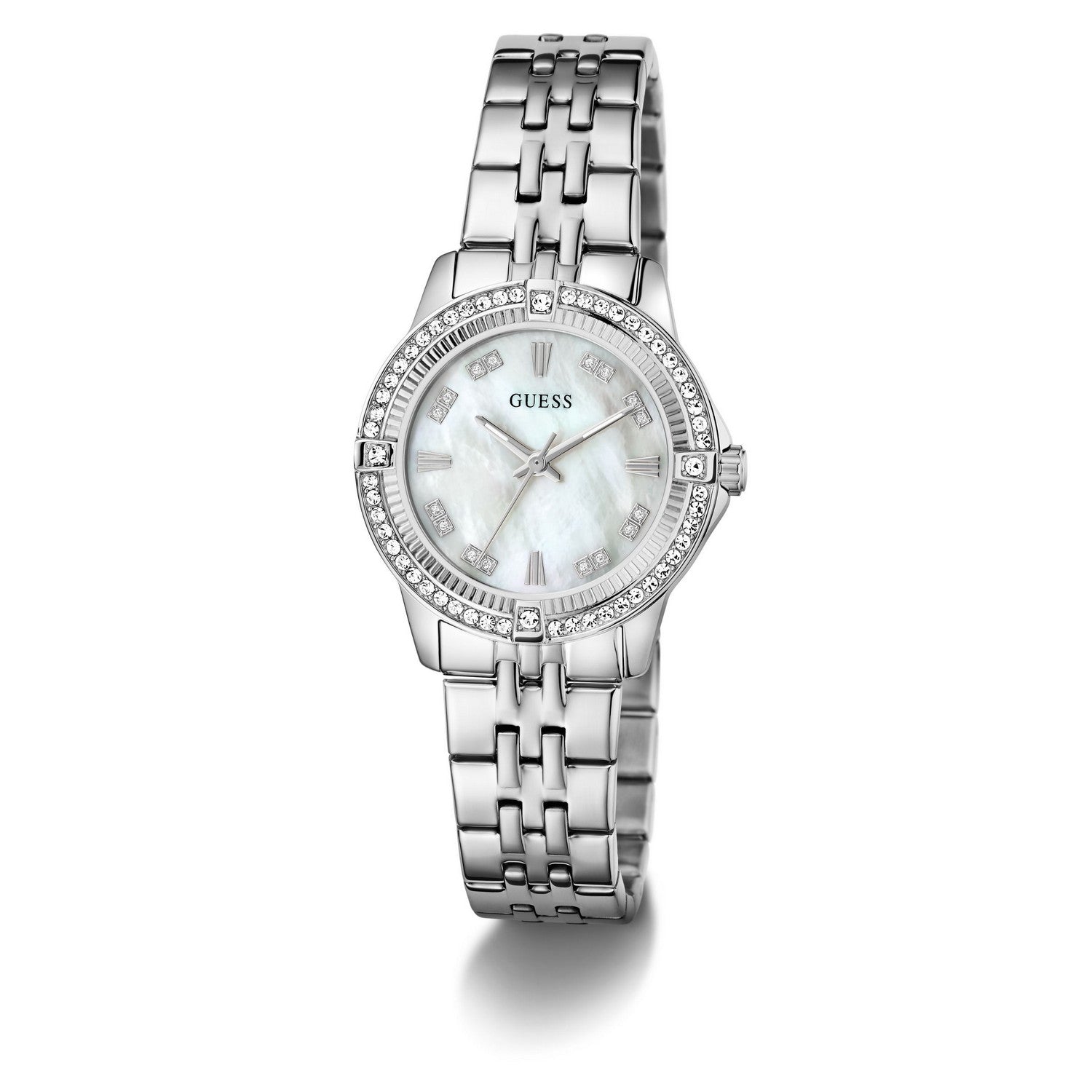 Guess Men’s Colette White Dial Bracelet Watch GW1027L1