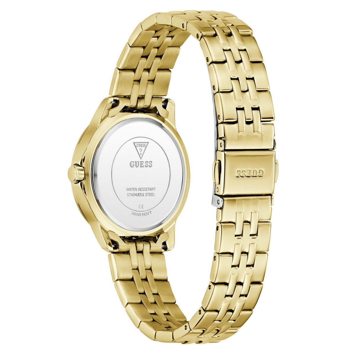 Guess Men’s Colette White Dial Bracelet Watch GW1027L2
