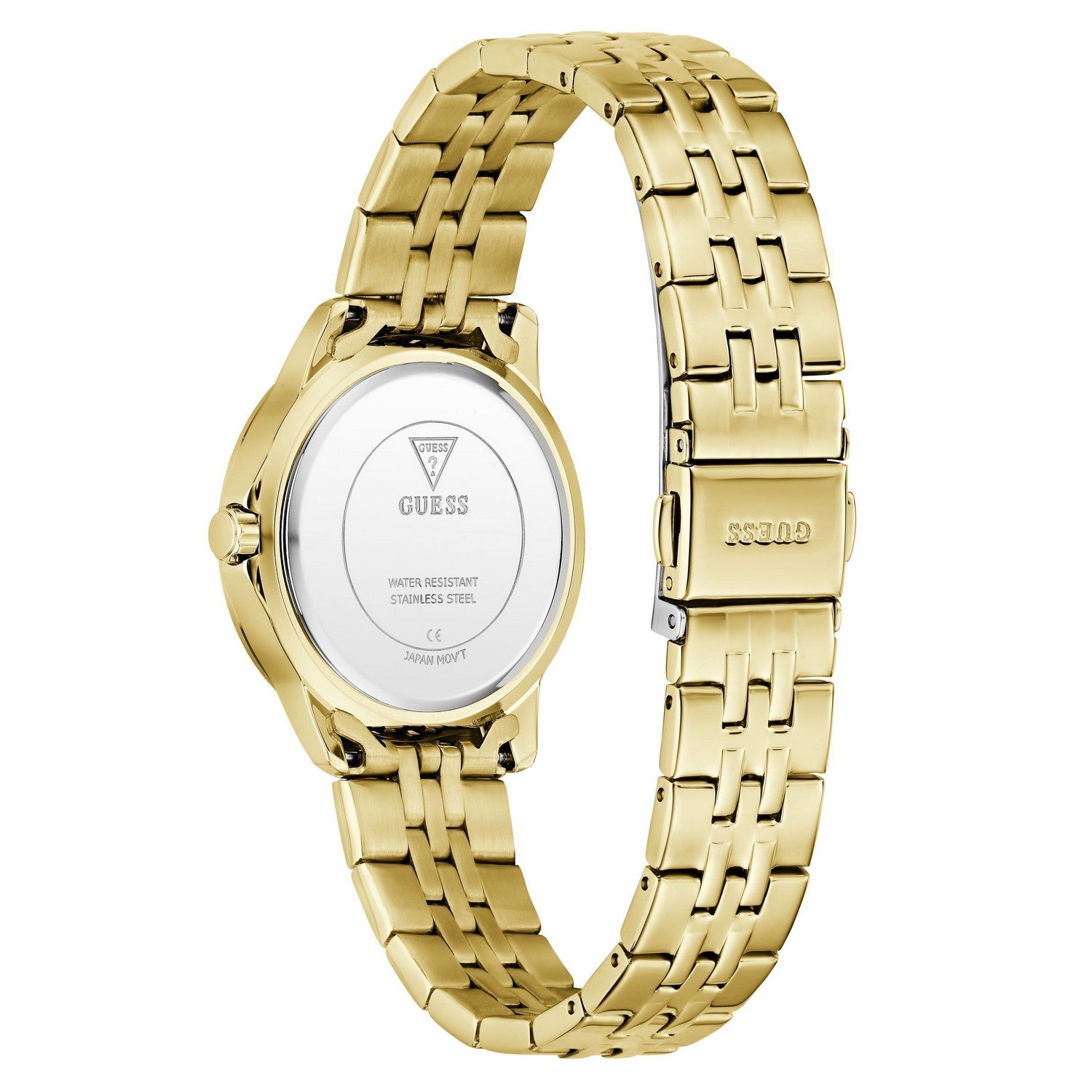 Guess Men’s Colette White Dial Bracelet Watch GW1027L2