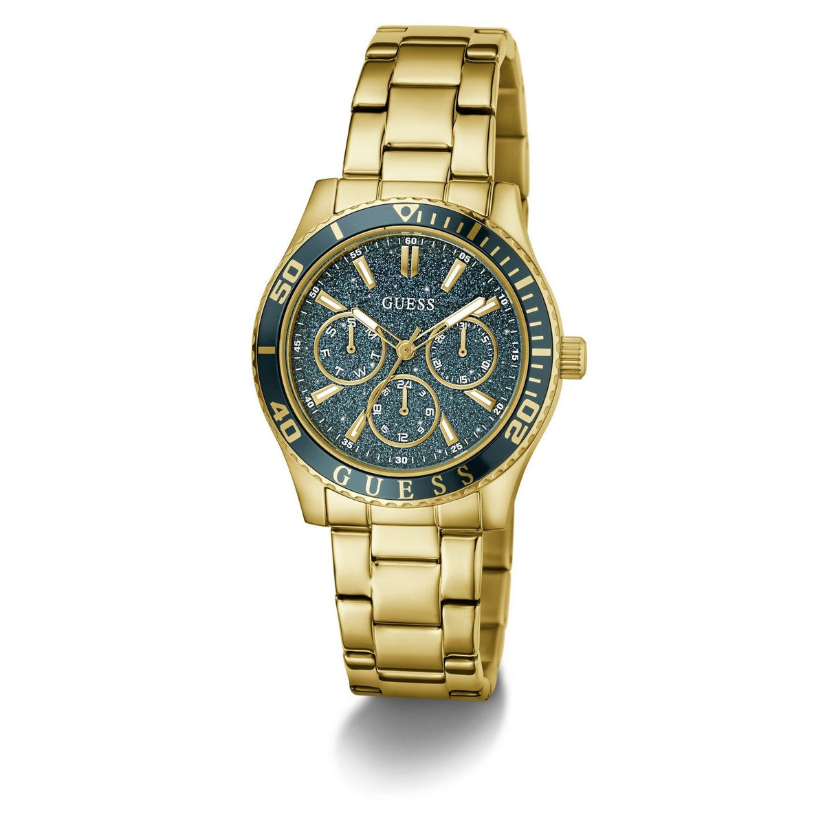 Guess Men’s Mariana Teal Dial Bracelet Watch GW1035L2