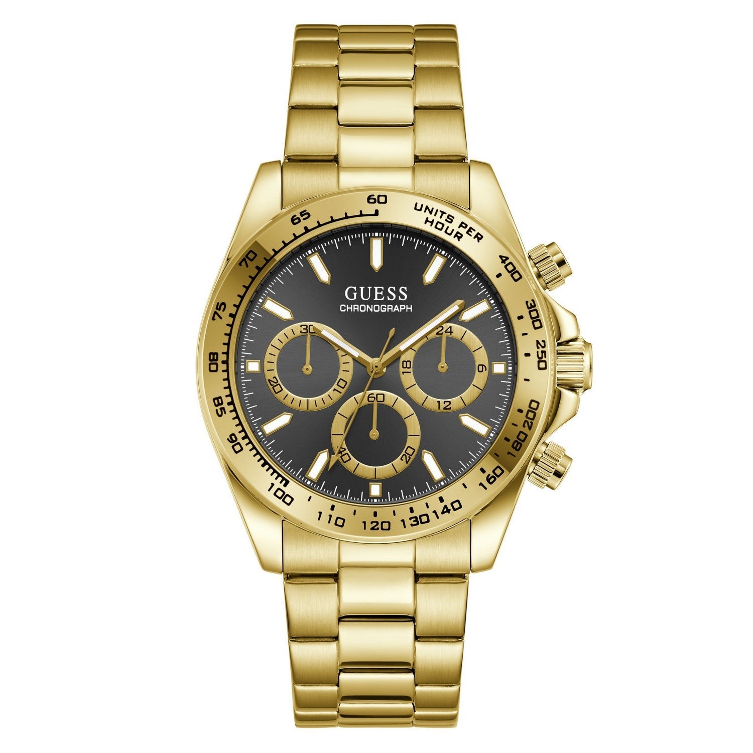 Guess Men’s Arthur Black Dial Bracelet Watch GW1058G2