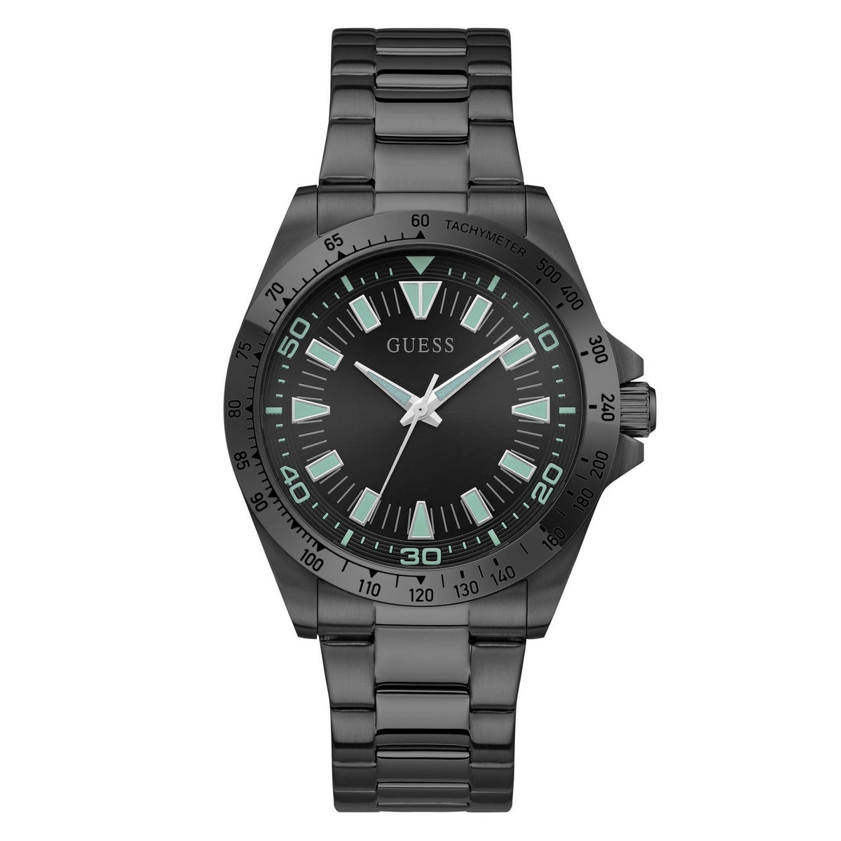 Guess Men’s Neo Black Dial Bracelet Watch GW1064G3