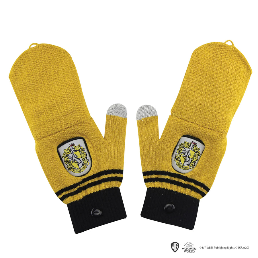 Harry Potter Gloves Fingerless Hufflepuff CR1414