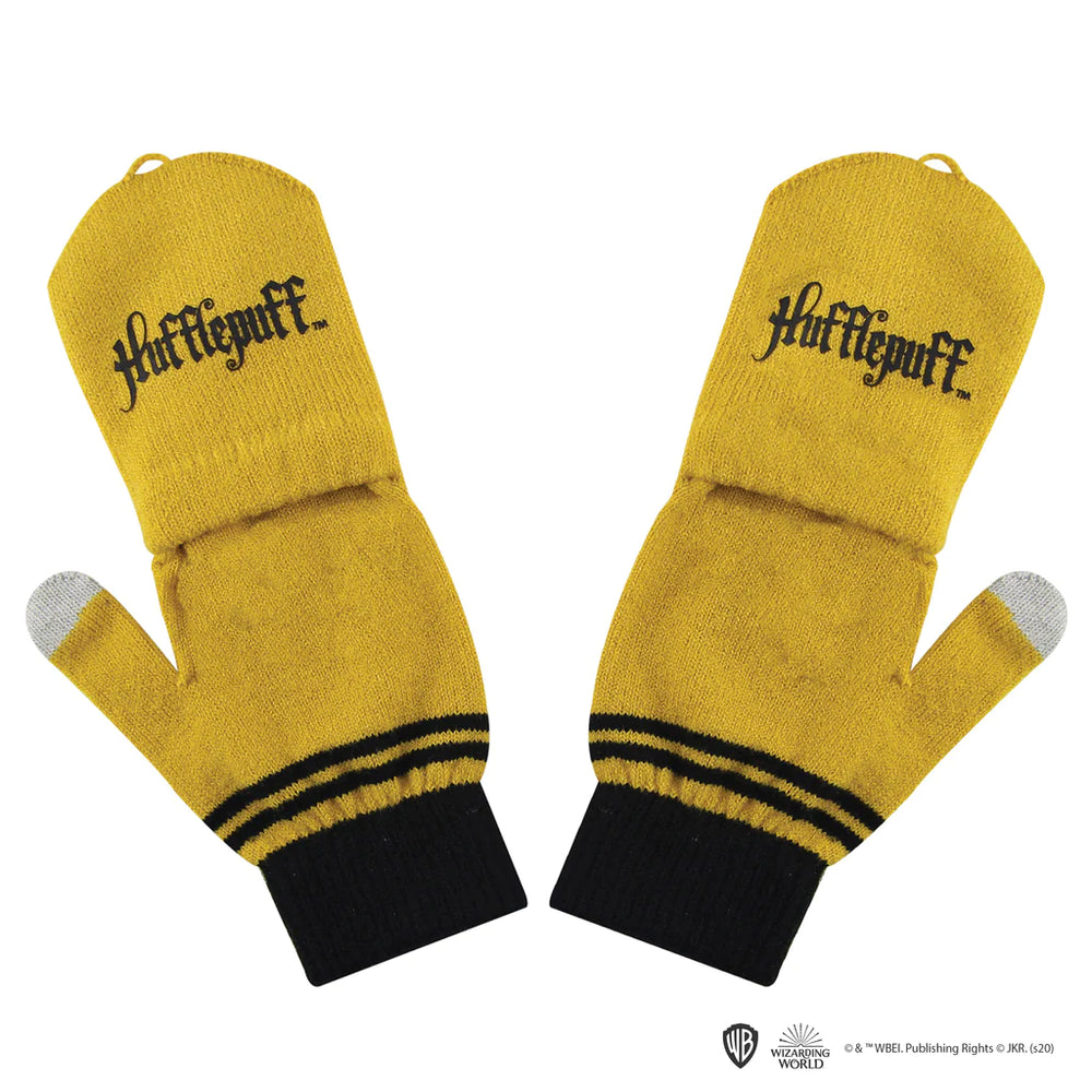 Harry Potter Gloves Fingerless Hufflepuff CR1414