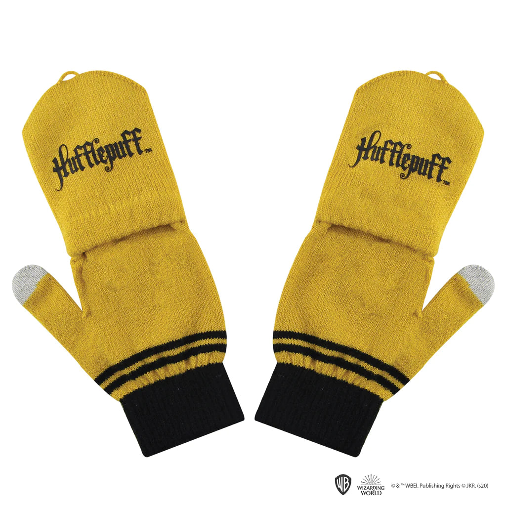 Harry Potter Gloves Fingerless Hufflepuff CR1414