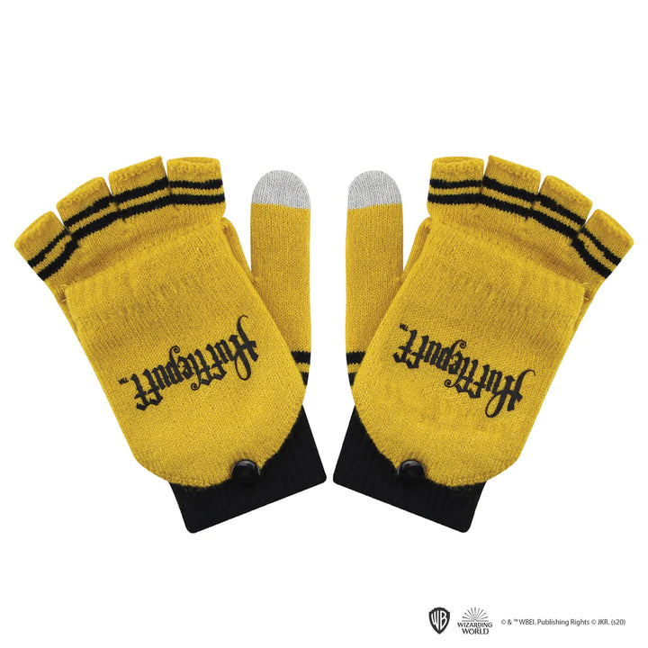 Harry Potter Gloves Fingerless Hufflepuff CR1414