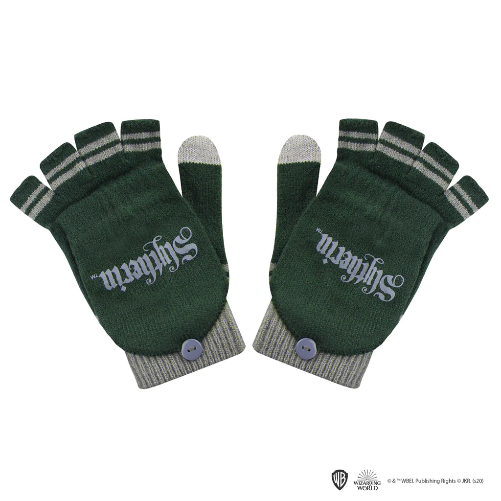Harry Potter Gloves Fingerless Slytherin CR1412