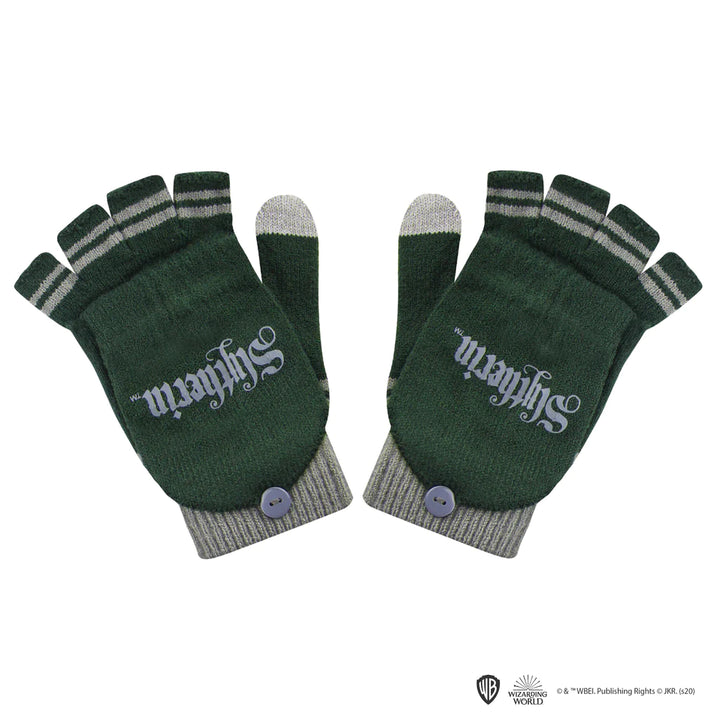Harry Potter Gloves Fingerless Slytherin CR1412