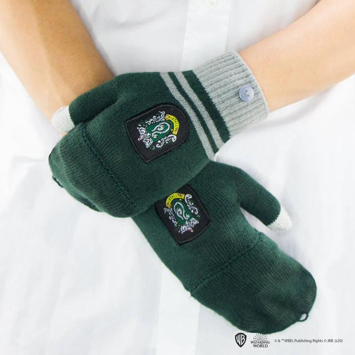 Harry Potter Gloves Fingerless Slytherin CR1412