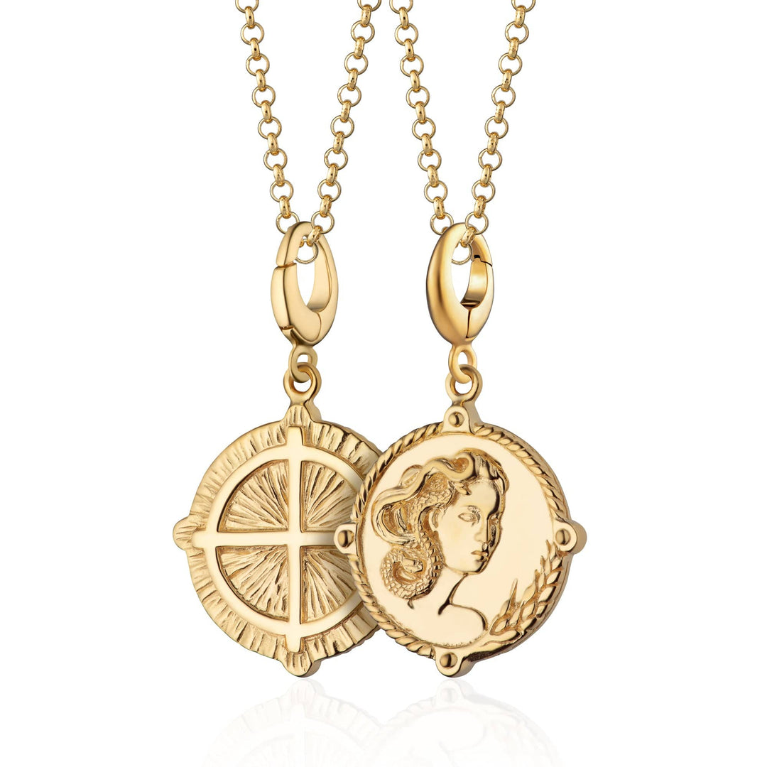 Gold Goddess of Fertility & Nature Demeter Necklace CNGGDSDEM-1