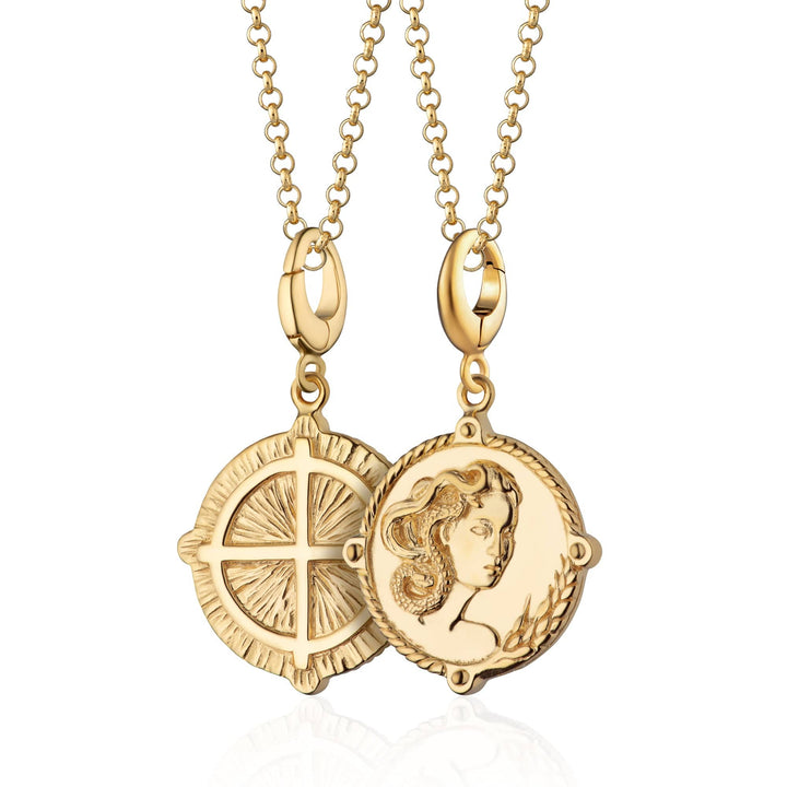 Gold Goddess of Fertility & Nature Demeter Necklace CNGGDSDEM-1