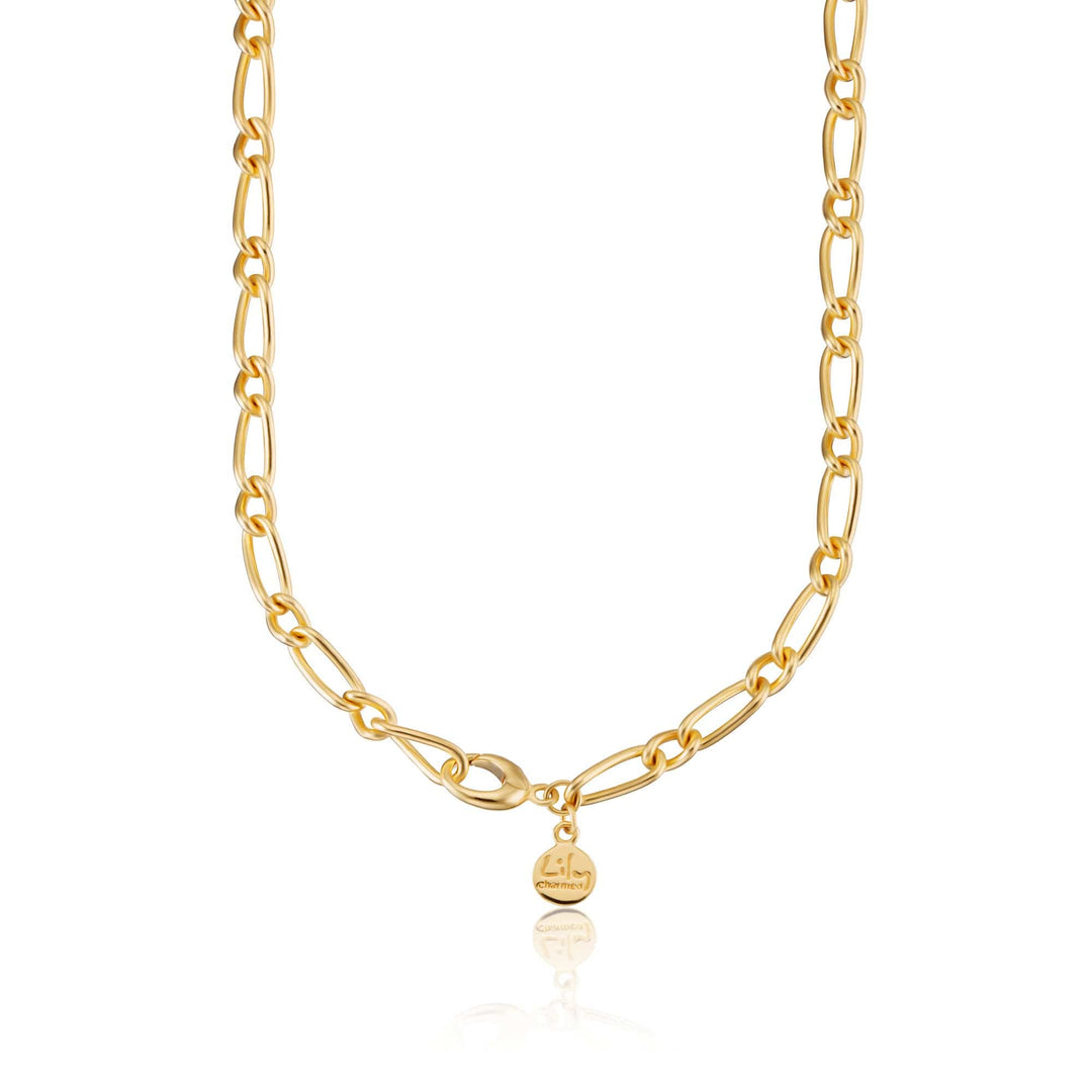 Gold My Story Charm Collector Necklace CHCGMYSTY