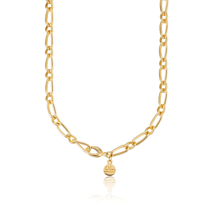 Gold My Story Charm Collector Necklace CHCGMYSTY