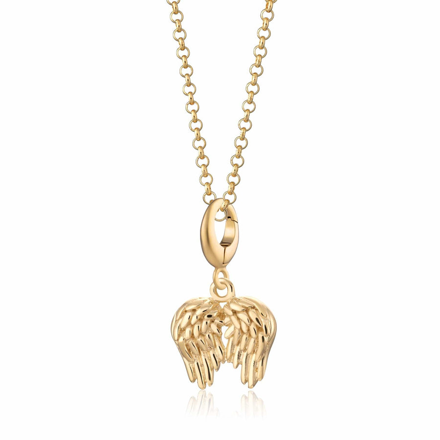 Gold Plated Angel Wings Necklace CNGAS-1
