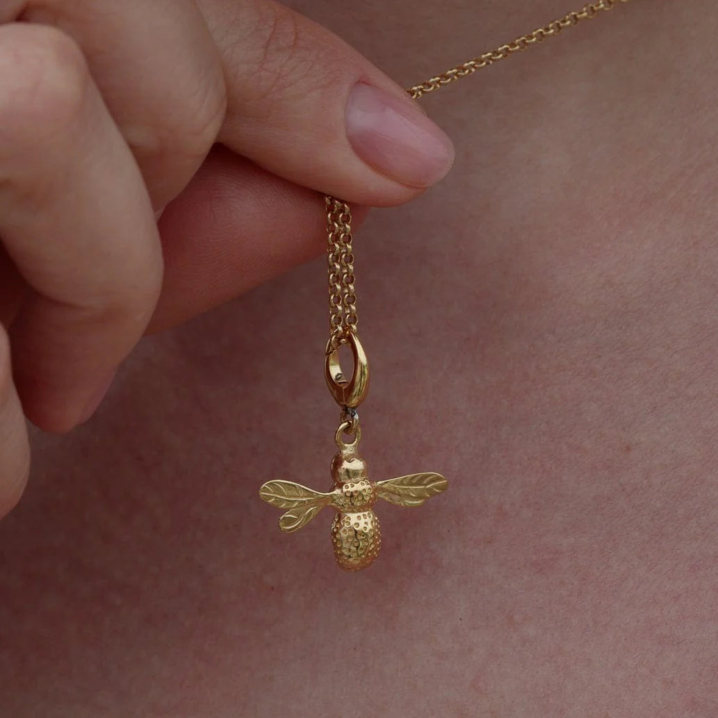 Gold Plated Bee Necklace CNGBZ-1