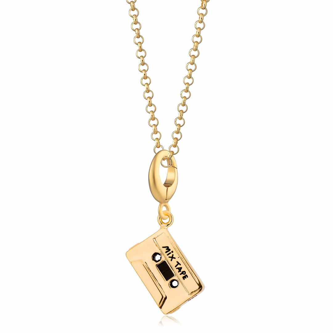 Gold Plated Cassette Tape Necklace CNGTAPE-1