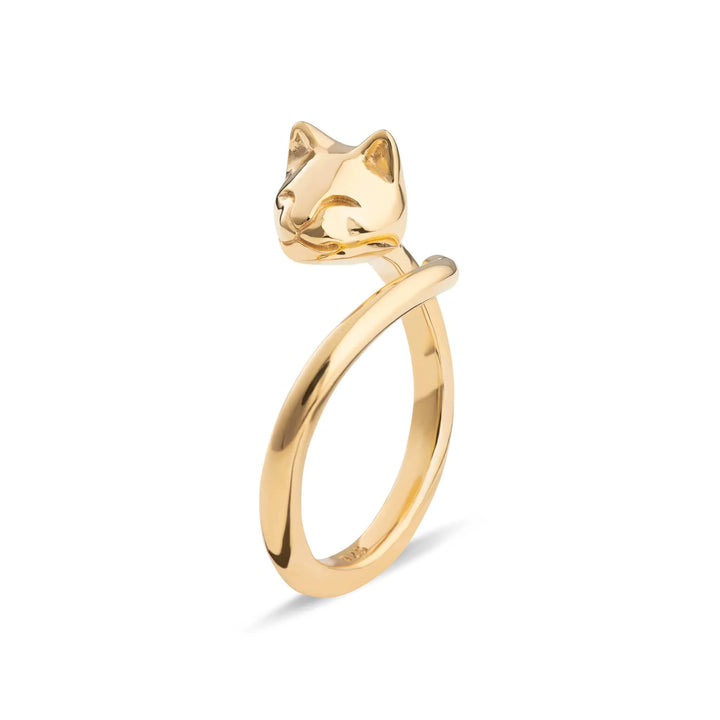 Gold Plated Cat Ring RGCTF