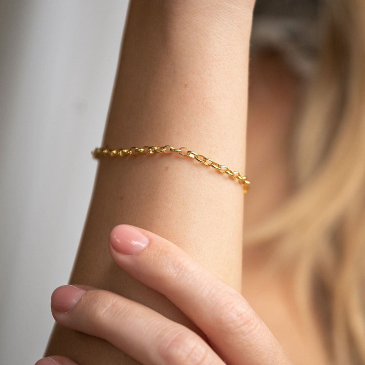 Gold Plated Charm Bracelet CBRG