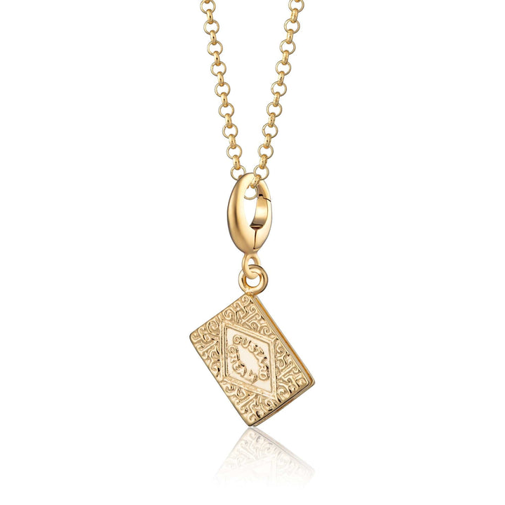 Gold Plated Custard Cream Necklace CNGBC-1