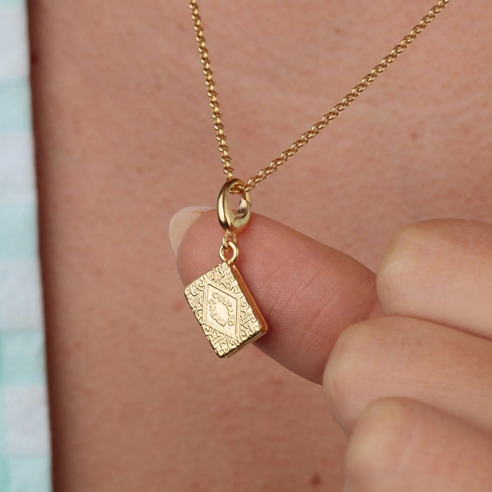 Gold Plated Custard Cream Necklace CNGBC-1