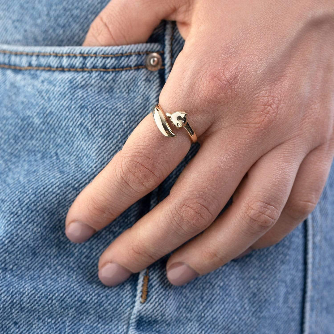 Gold Plated Fox Ring RGFOX