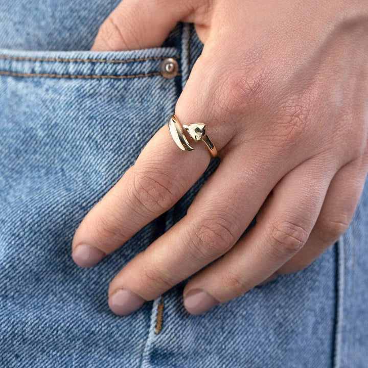 Gold Plated Fox Ring RGFOX