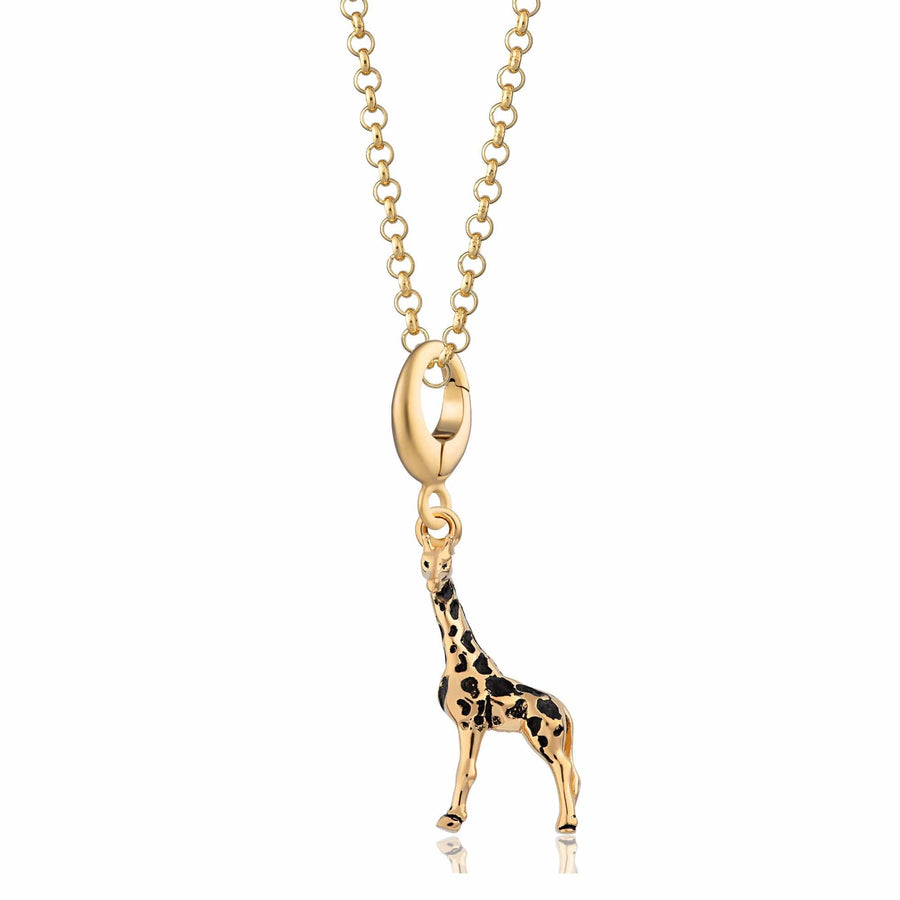 Gold Plated Giraffe Necklace CNGGRF-1