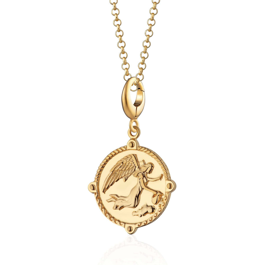 Gold Plated Goddess of Communication Iris Necklace CNGGDSIRIS-1