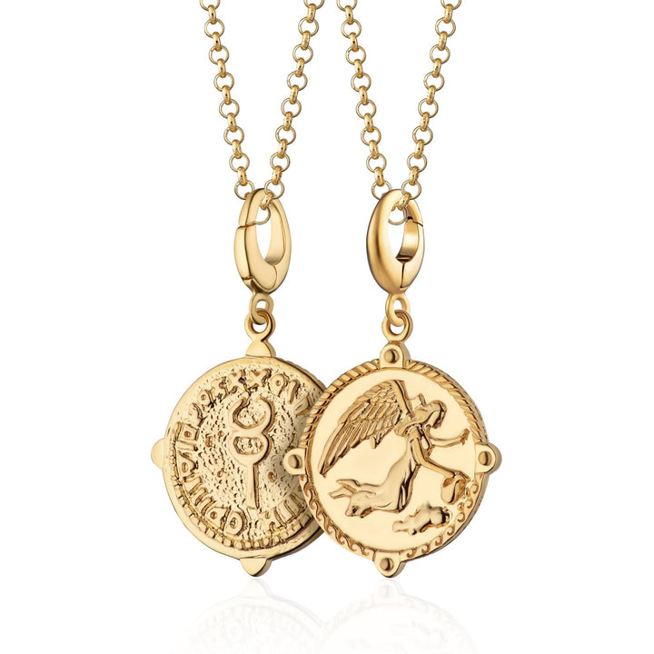 Gold Plated Goddess of Communication Iris Necklace CNGGDSIRIS-1
