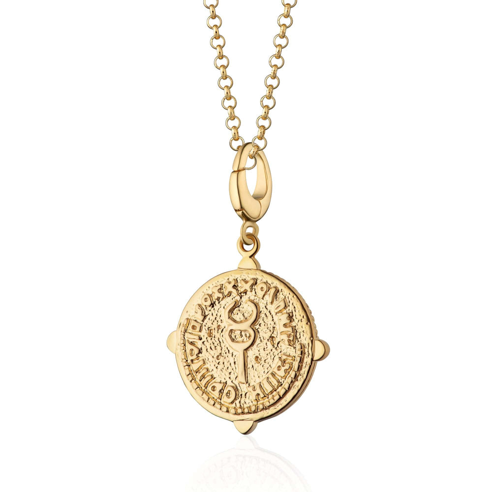 Gold Plated Goddess of Communication Iris Necklace CNGGDSIRIS-1