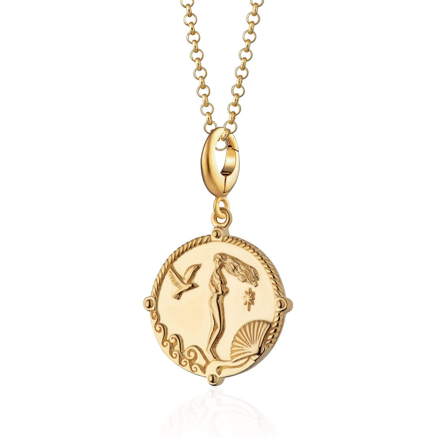 Gold Plated Goddess of Love Aphrodite Necklace CNGGDSAPH-1