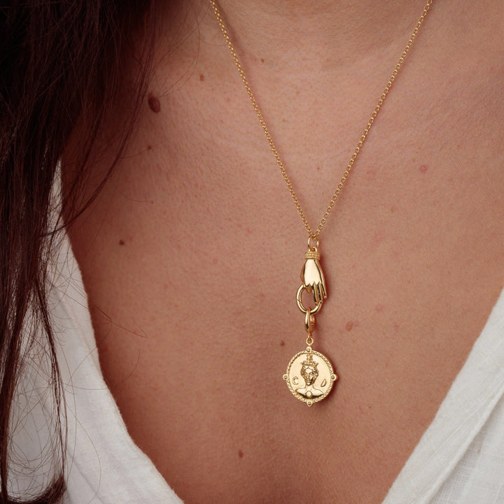 Gold Plated Goddess of Women & Mothers Hera Charm CGGDSHERA