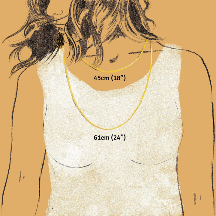 Gold Plated Hand and Pearl Necklace CNGHPL-1