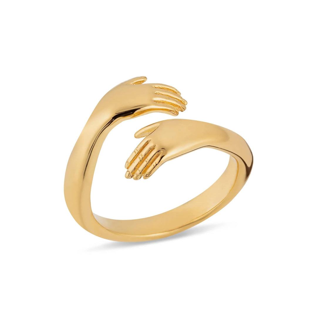 Gold Plated Hug Ring RGHUG-1