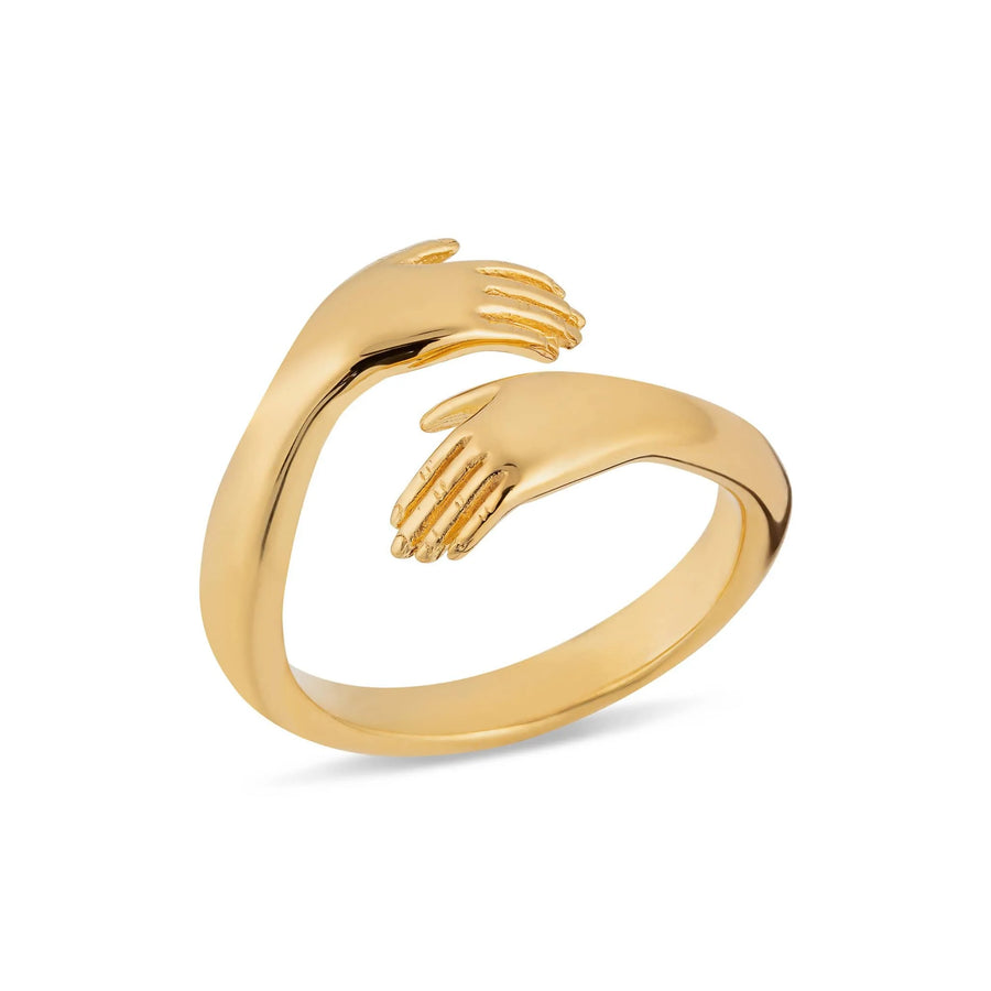 Gold Plated Hug Ring RGHUG-1