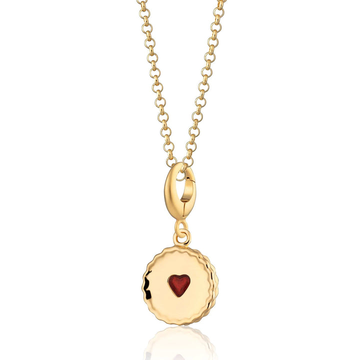 Gold Plated Jammie Dodger Necklace CNGJAM-1