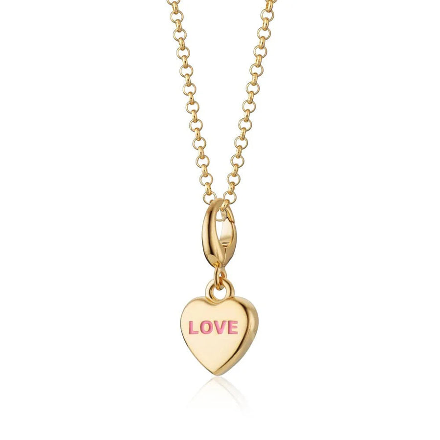 Gold Plated Love Heart Sweet Necklace CNGLOVEHRT-1