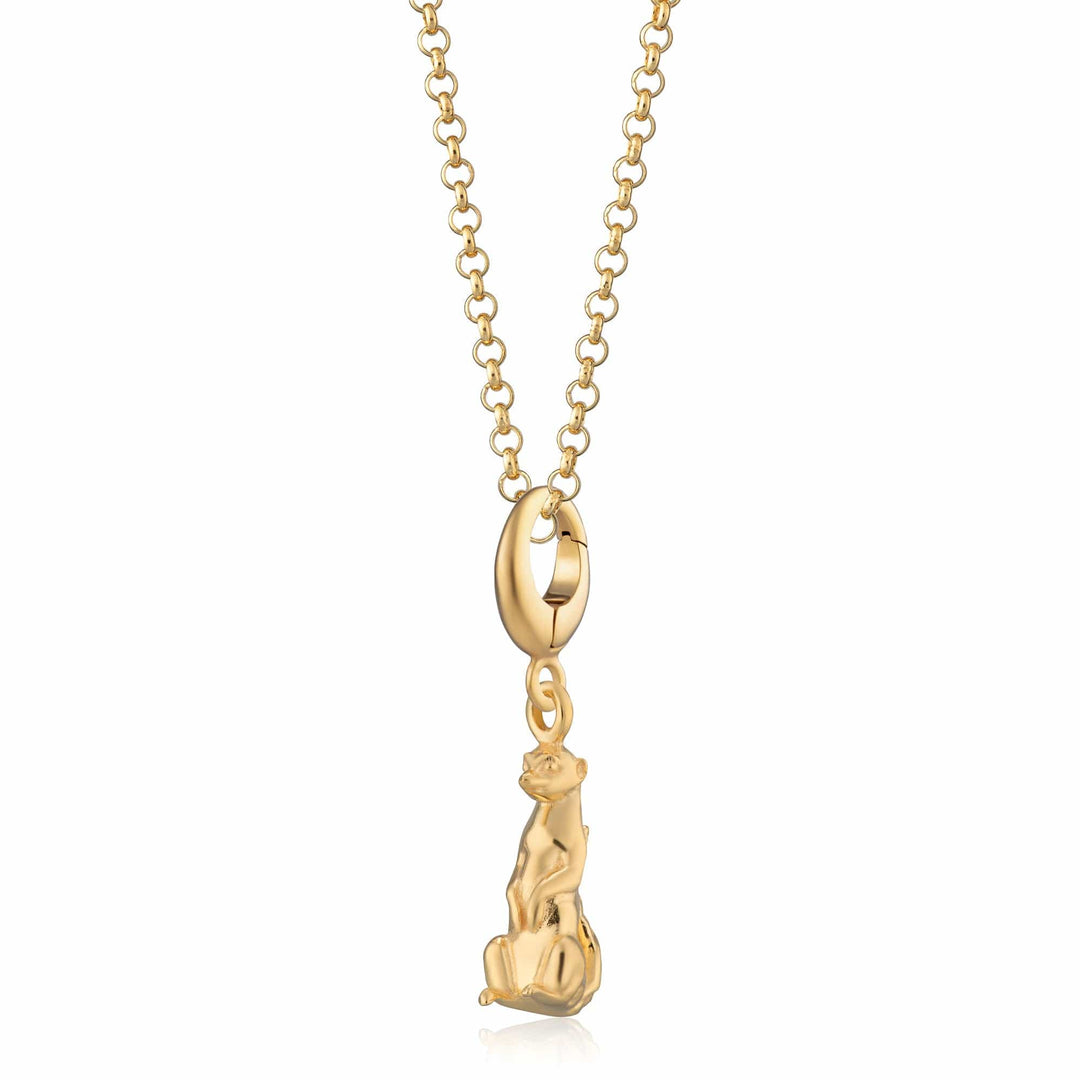 Gold Plated Meerkat Necklace CNGMK-1