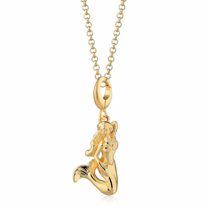 Gold Plated Mermaid Necklace CNGMER-1
