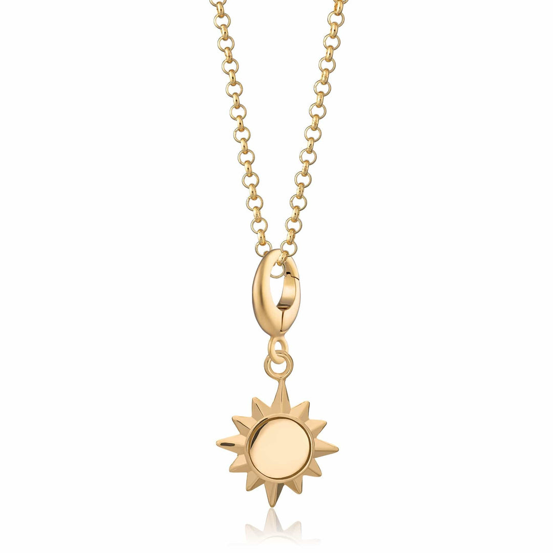 Gold Plated Sunshine Necklace CNGSUNS-1