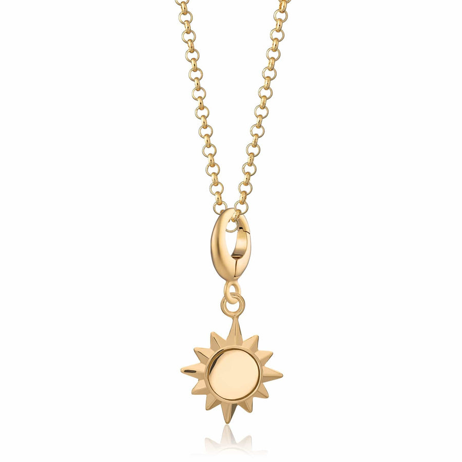 Gold Plated Sunshine Necklace CNGSUNS-1