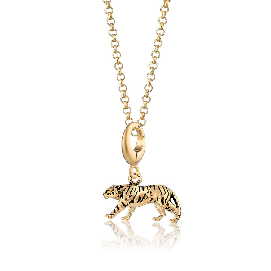 Gold Plated Tiger Necklace CNGTI-1