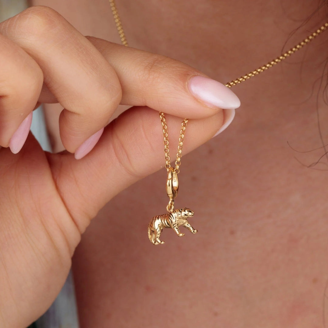 Gold Plated Tiger Necklace CNGTI-1