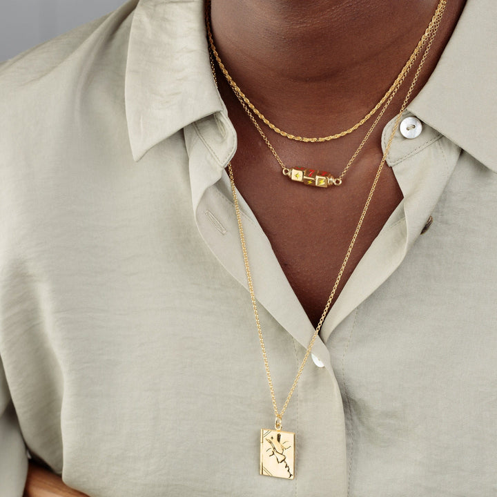 Gold Plated Vegas Baby Necklace CNGVB