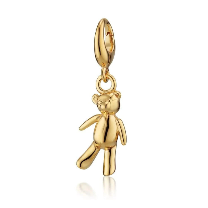 Gold Plated Vintage Teddy Bear Charm CGVT