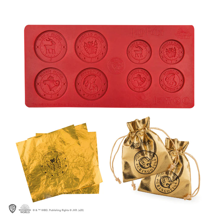 Harry Potter Chocolate Mold Gringotts Bank Coins CR4017